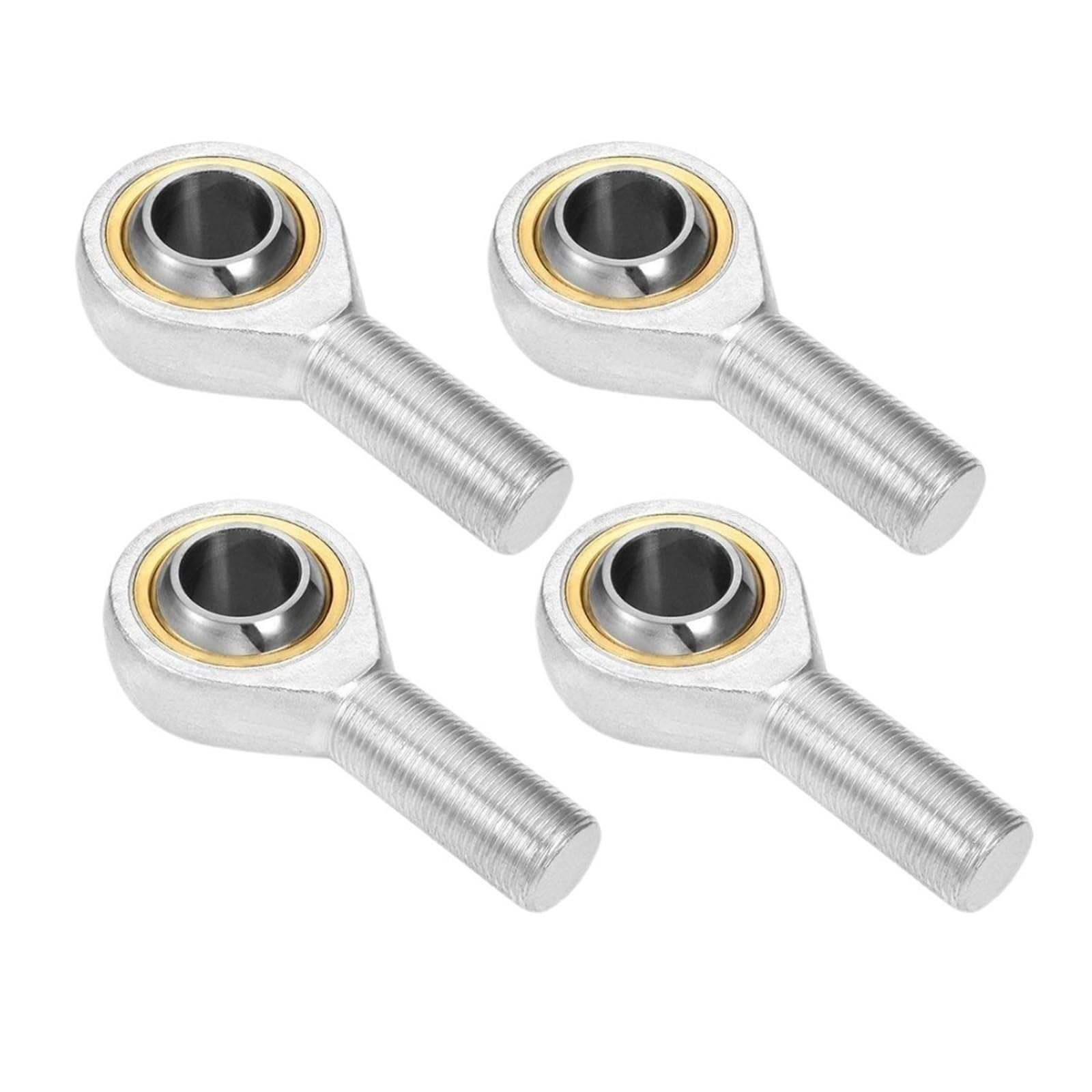 Lyofeon 1pcs SA6T/K SAL6T/K 6mm Bore Diameter Rod End Bearing M6x1.0 Thread Self-Lubricating Ball Joint Rod End(Right Thread SA6TK)