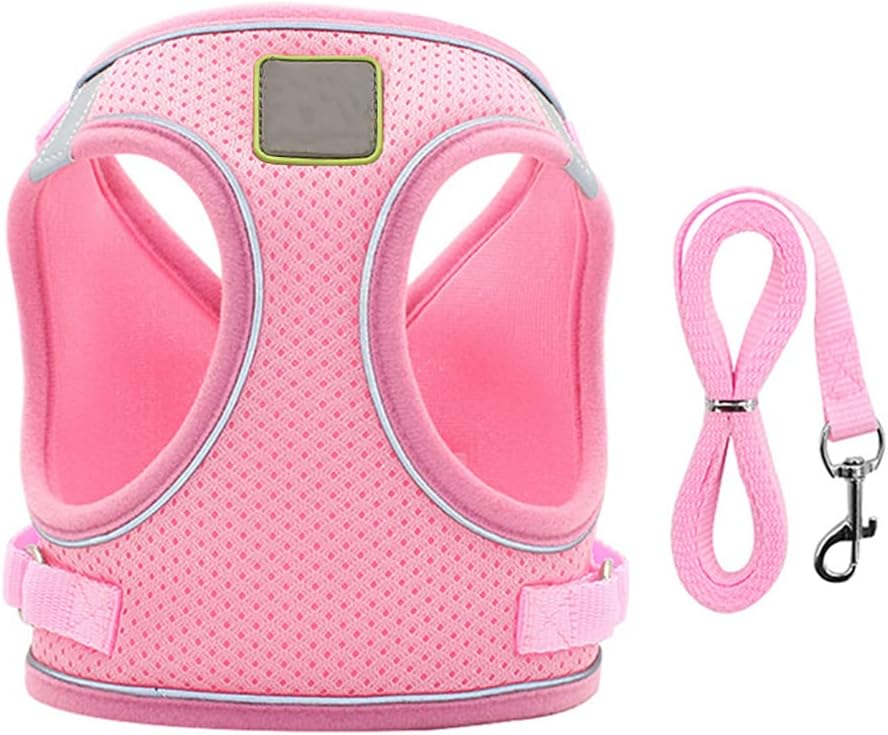 Love Dream Puppy Harness and Leash Set, Escape Proof Dog Cat Vest Harness for Cats Small Medium