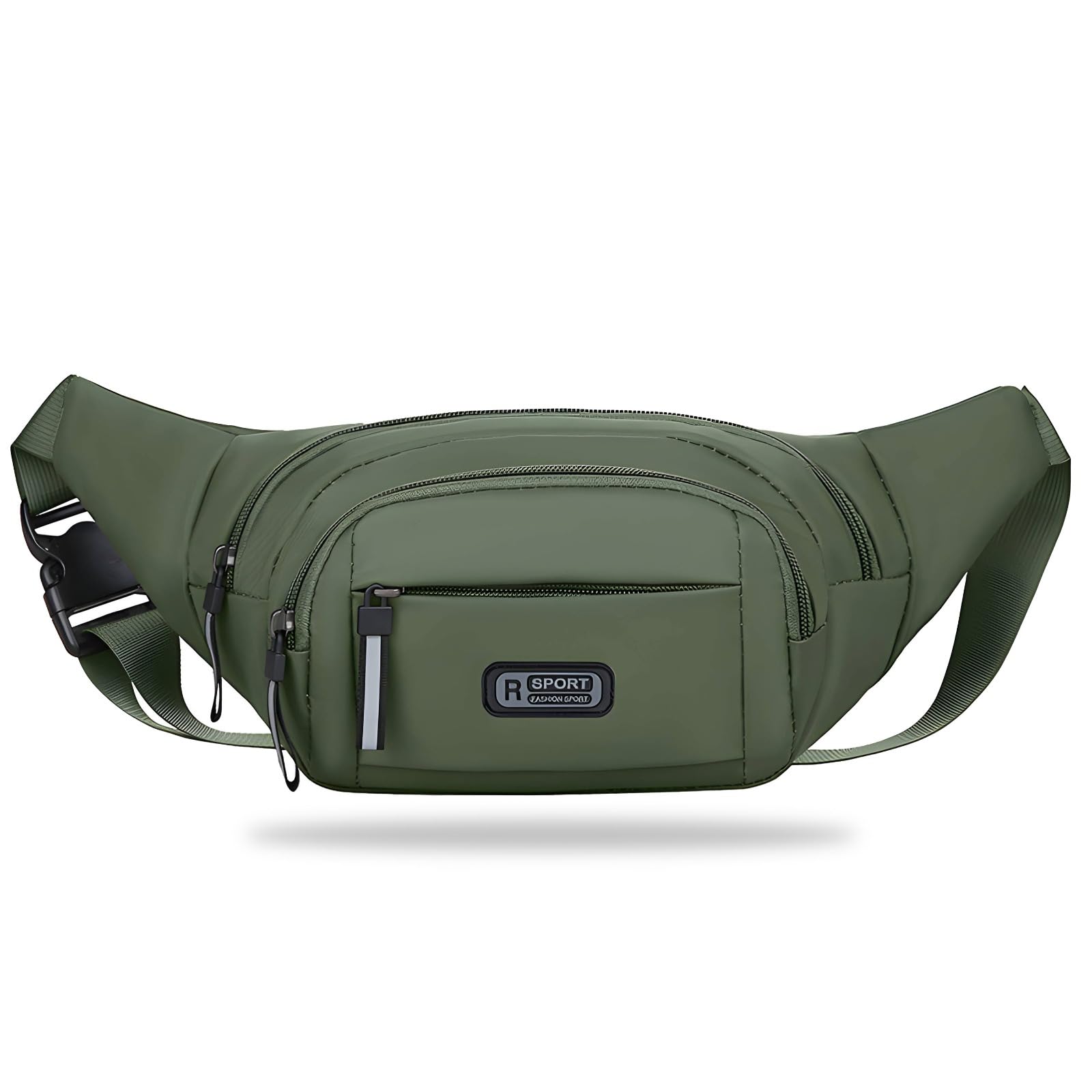 kraptick Premium Unisex Waist Bag for Men and Women - Stylish Hip Bag, Fanny Pack, Travel Money Belt (Green)-picture-4