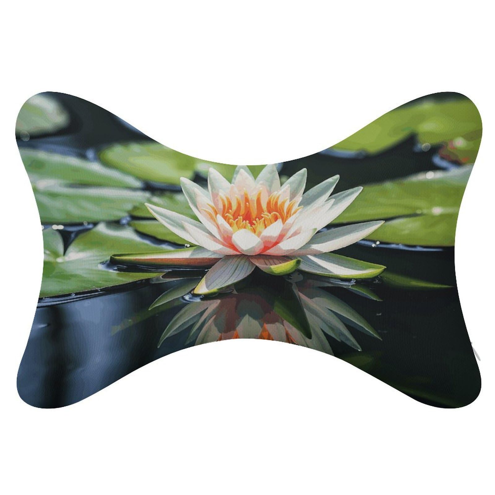 JTREHY - Dog Bone Car Neck Pillow Travel Headrest Chiropractor Car Support Adjustable Strap Sofa Lounge Chair for Car Seat