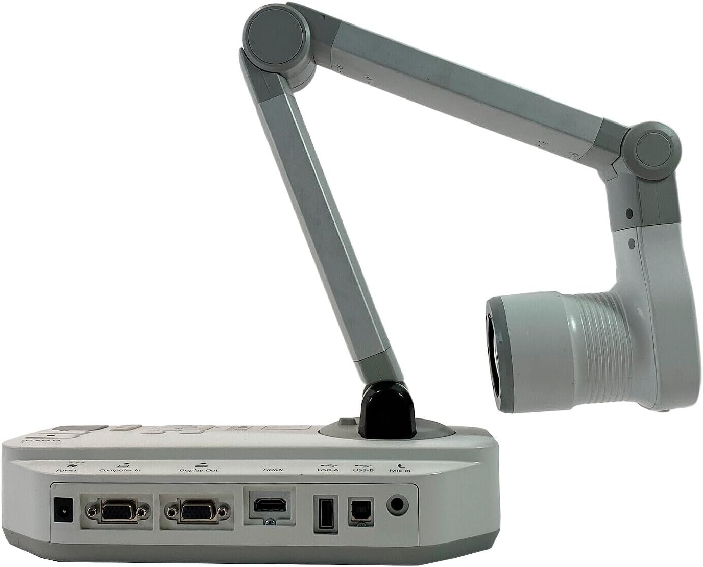 Epson ELPDC20 Document Camera 120x Total Zoom Visualiser USB 2.0 HDMI, Bundle AC Adapter, HDMI Cable, VGA Cable