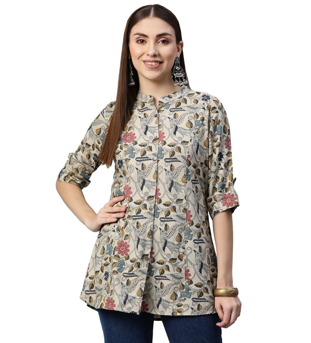 divena Black Rayon Zigzag Print Top-picture-39