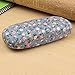EZESO ESSENTIAL SKINCARE Glasses Case Hard Shell Eyeglass Case for Women Fabrics Floral Retro Spectacle Case Box Portable