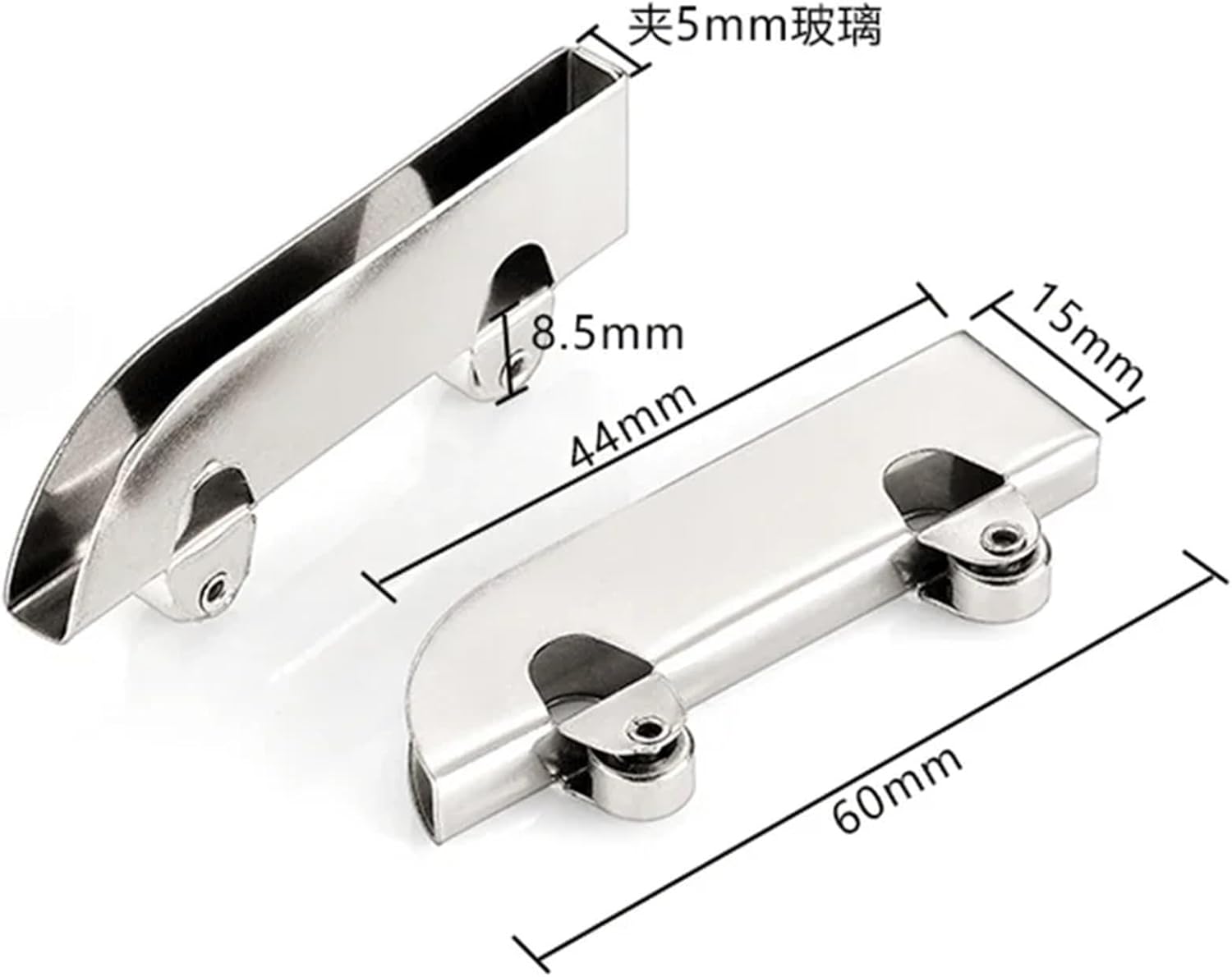 4/8pcsPulley 5mm Glass Sliding Door Wheel Clamp Track Roller Runner for Display Cabinet Counter Repair Part(8PCS)