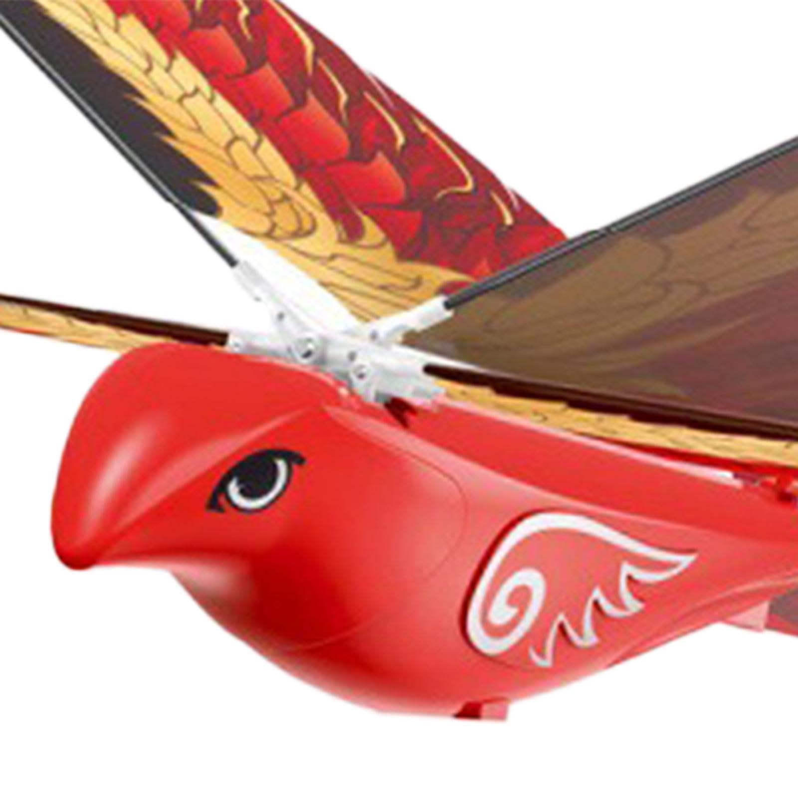 Pájaro Volador RC con Mando, Juguete de Pájaro Eléctrico, Rojo, Individual