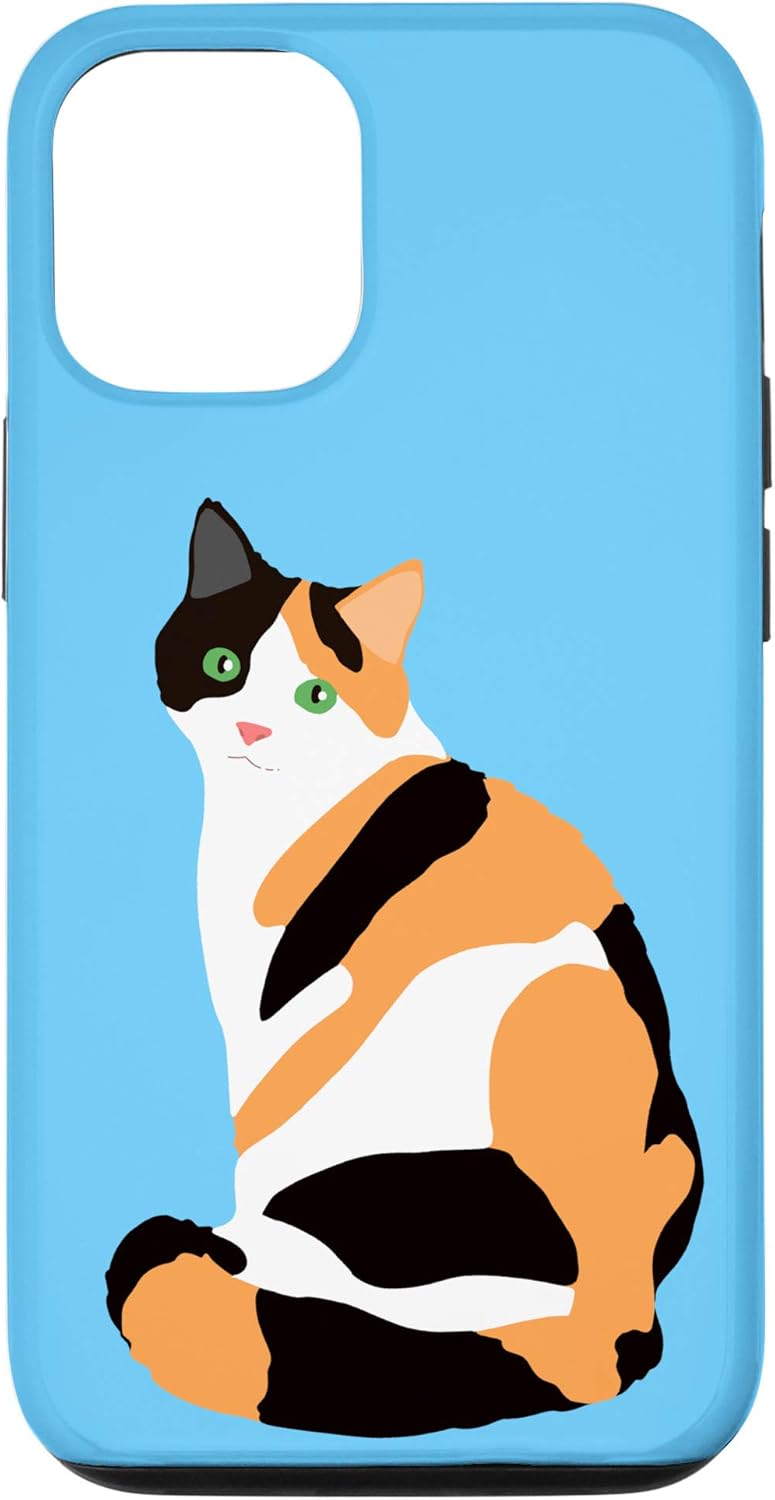 iPhone 12/12 Pro Calico Cat Drawing, Calico Lovers, Calico Gift Case