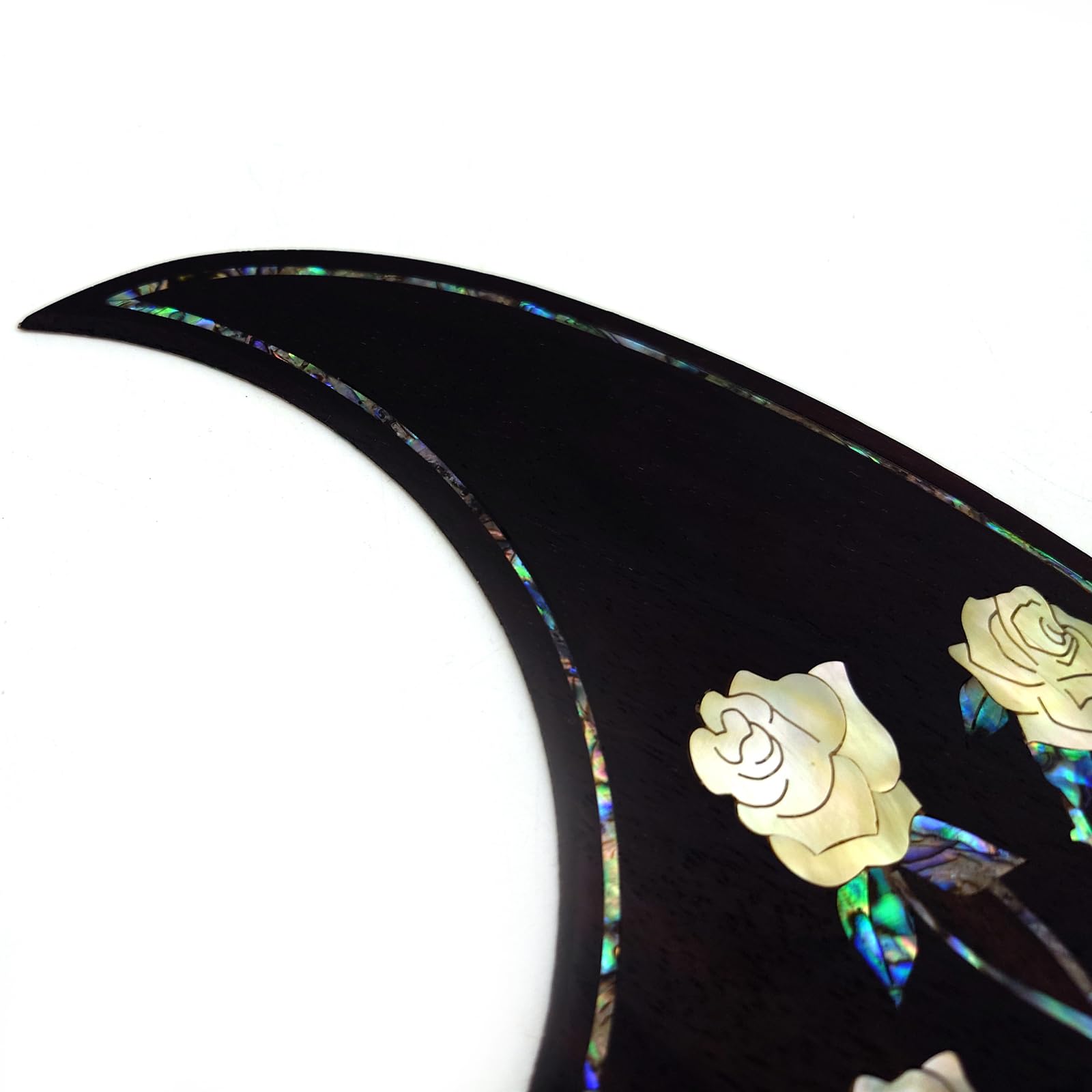 Guitar Pick Guard, Battipenna in abalone in palissandro autoadesivo for Chitarre acustiche folk D-45 Taylor(36)