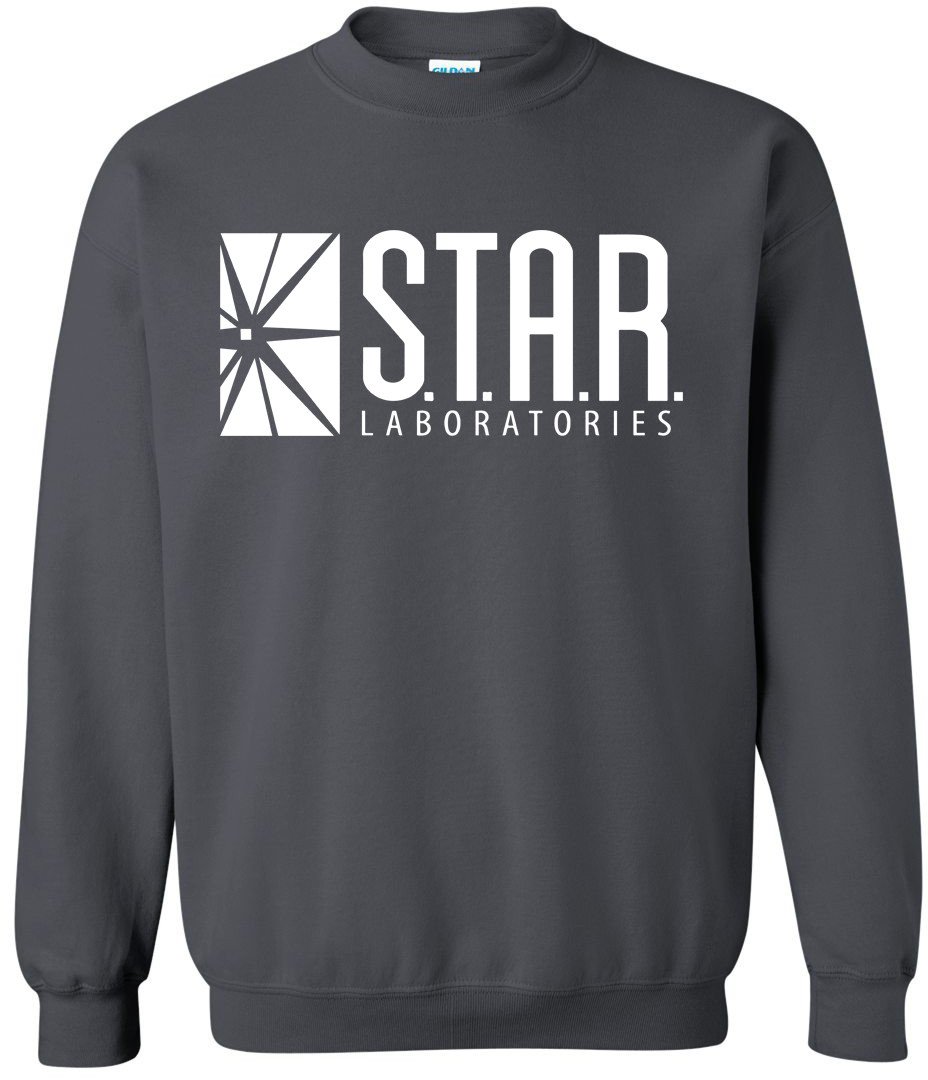 Star Labs Adult Crewneck Sweatshirt Large Grey