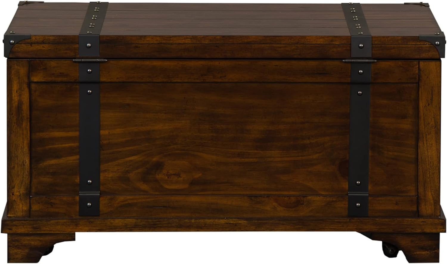 Liberty Furniture Industries Aspen Skies Storage Trunk, W38 x D23 x H20, Medium Brown