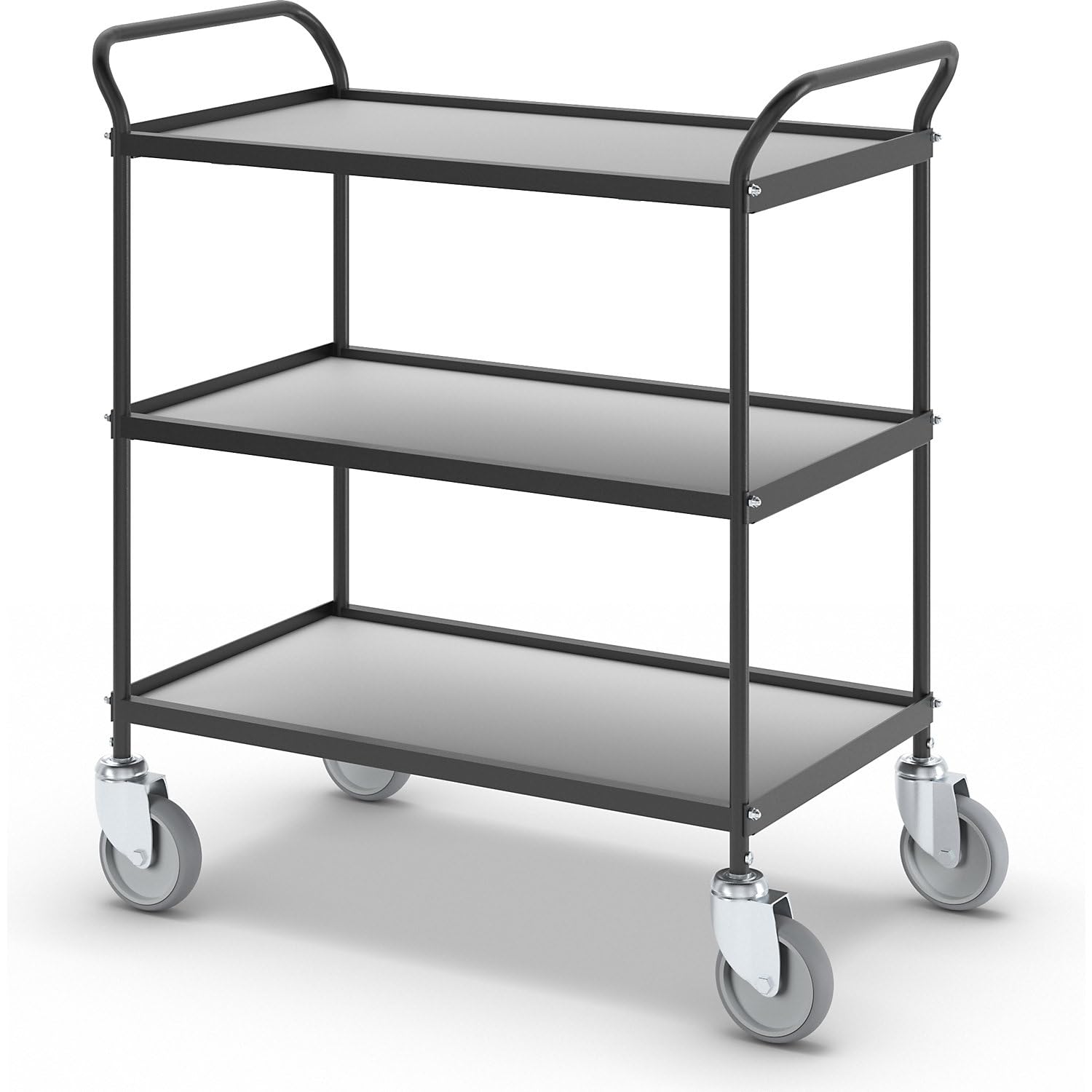 FRANKEL kaiserkraft | Chariot de Service | L x l x h 890 x 465 x 960 mm | 3 Plateaux