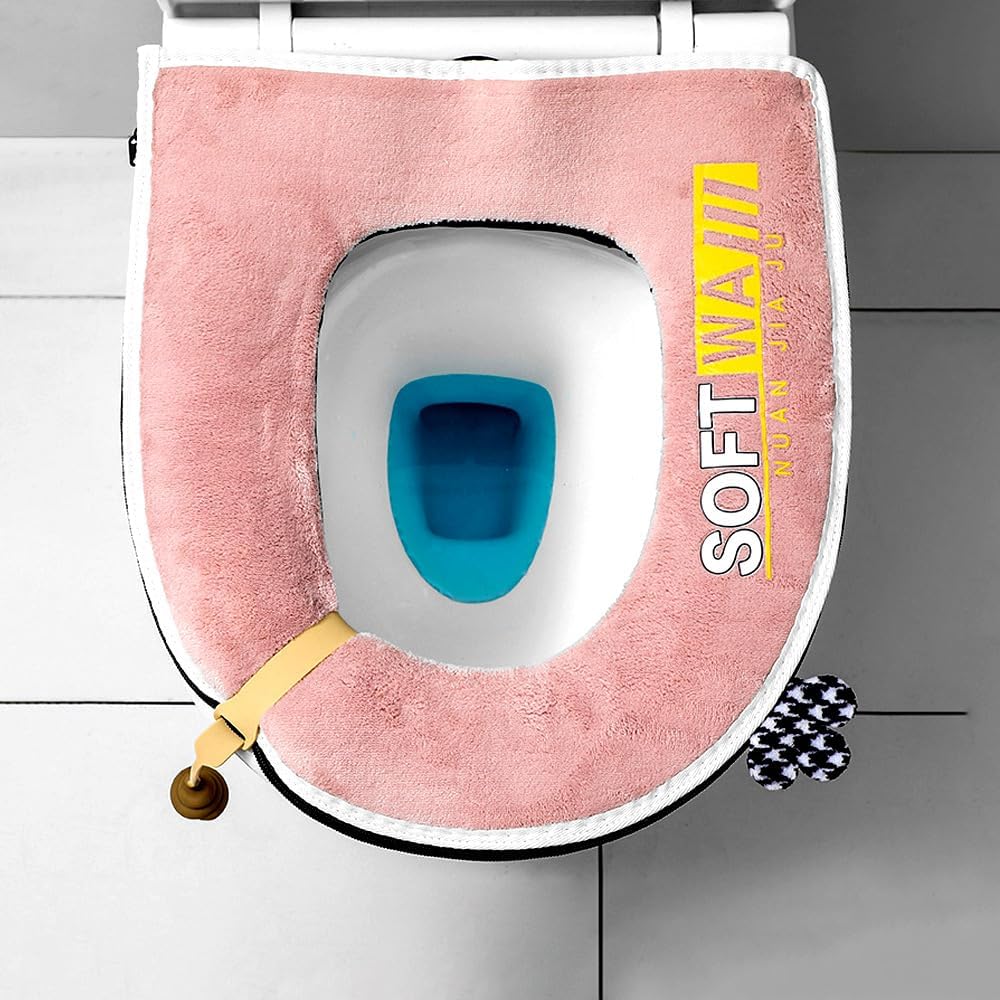 2 Pcs Silicone Toilet Seat Lid Lifter, Toilet Seat Handle Lifter Toilet Lid Pad Lifter Toilet Lid Lifter without Contact, Poo-Poo Shaped