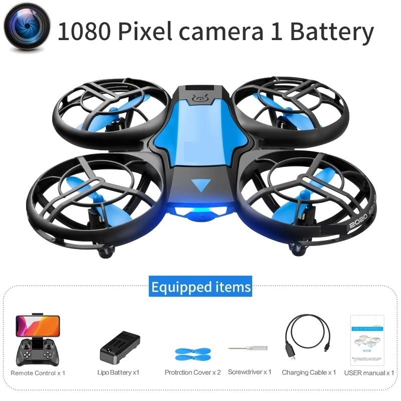 Drone Mini Drone 4K HD Kąt światła Kamera 1080P WiFi FPV Ciśnienie powietrza Utrzymanie wysokości Składany pojazd powietrzny RC Drone (Kolor: Brak kamery 3battery2 Rozmiar: 1) (Kamera 1080P 1B 1)
