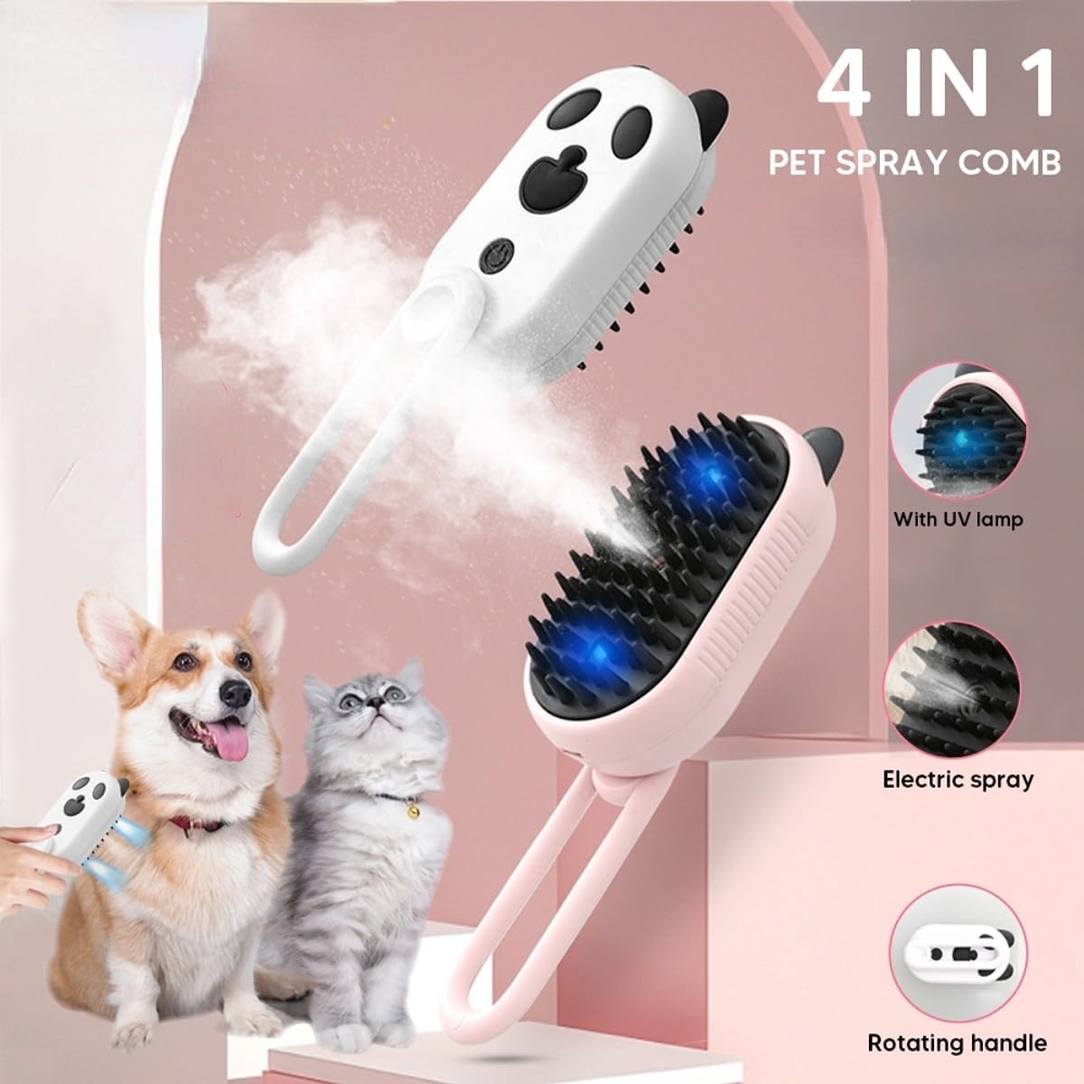 Cepillo De Baño Para Perros - Esponja De Baño Para Aseo Canino