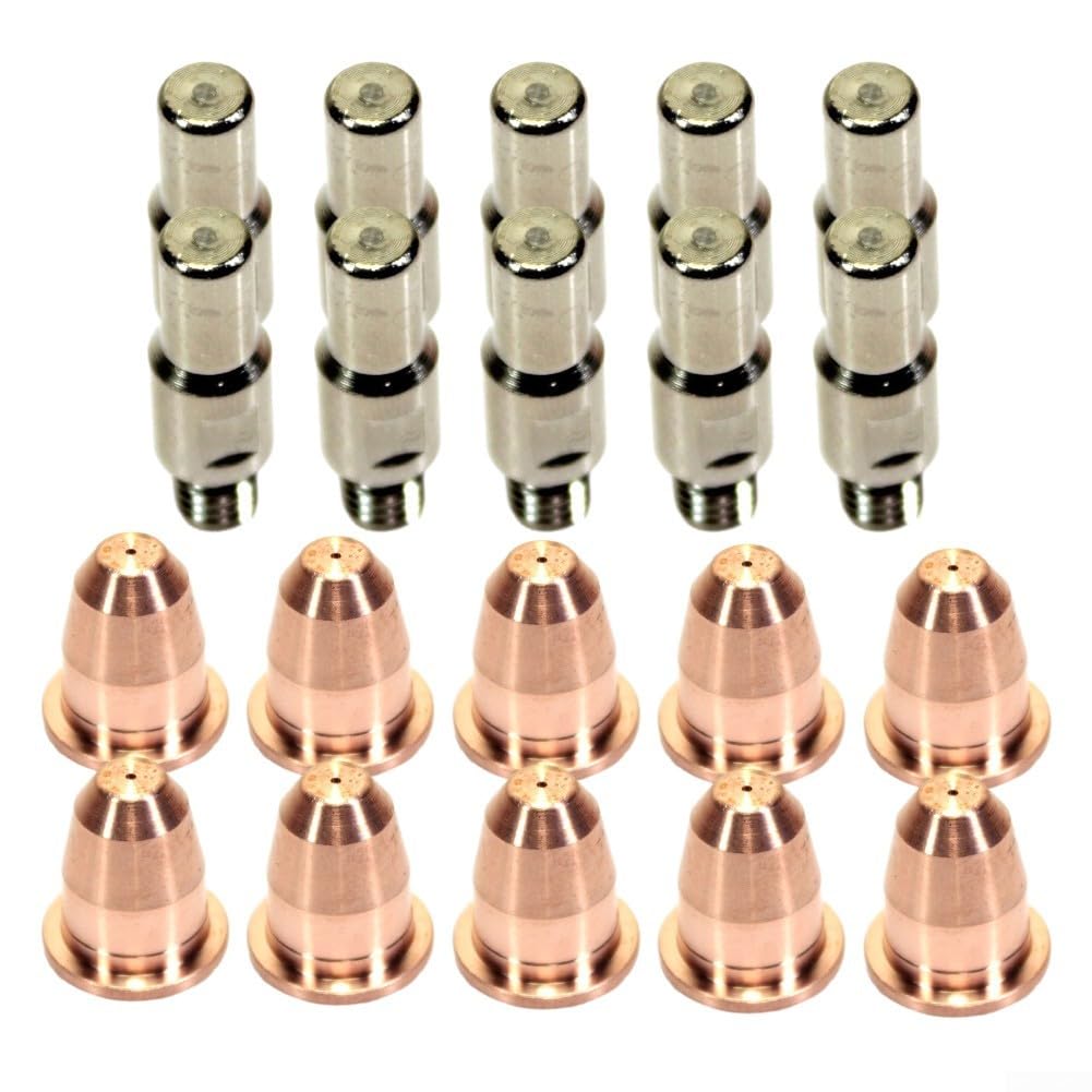 20 Pcs Plasma Cutter Torch Electrode Tips for Klutch 275i 375i P400DV P300i Plasma Cutting Torch Nozzle Replacement