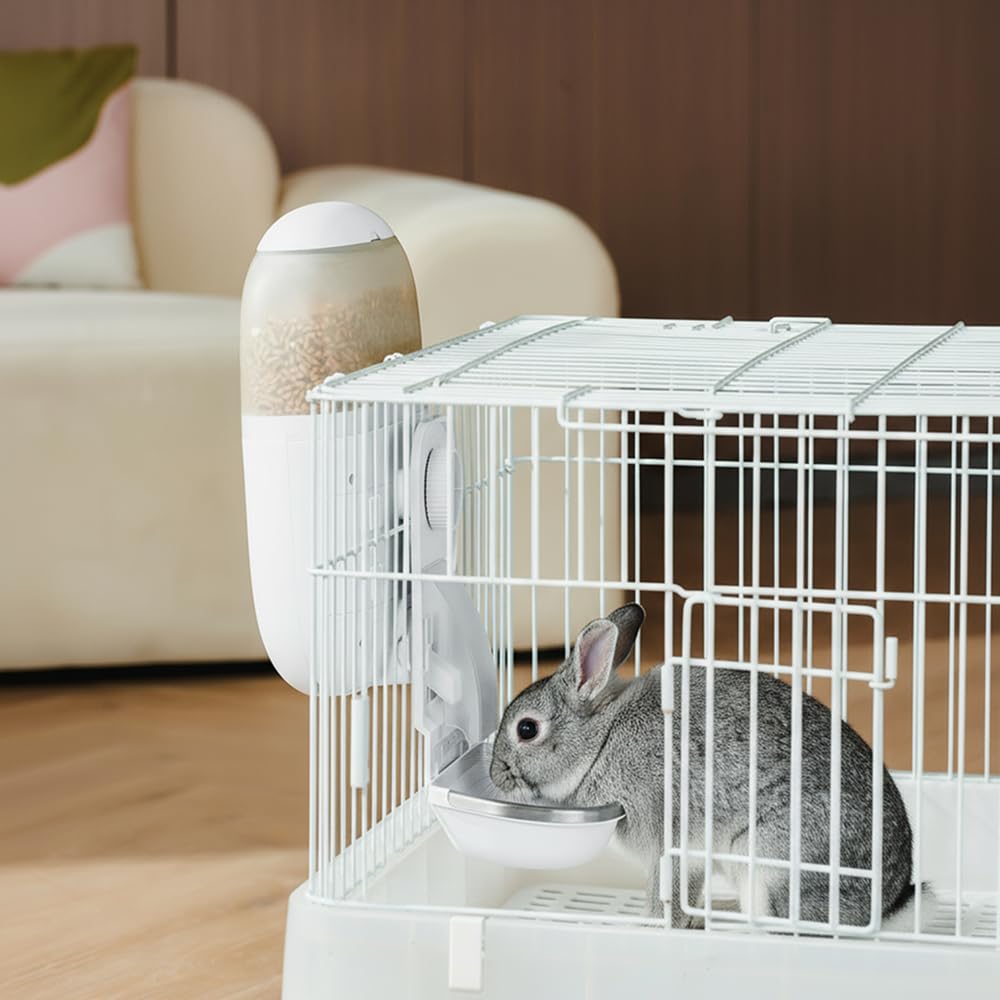 NOERDEN Hoppy Comedero con Cámara para Gatos y Perros Pequeños, Video en Vivo y Audio Bidireccional, Alimentación Programada hasta 10 Comidas al Día