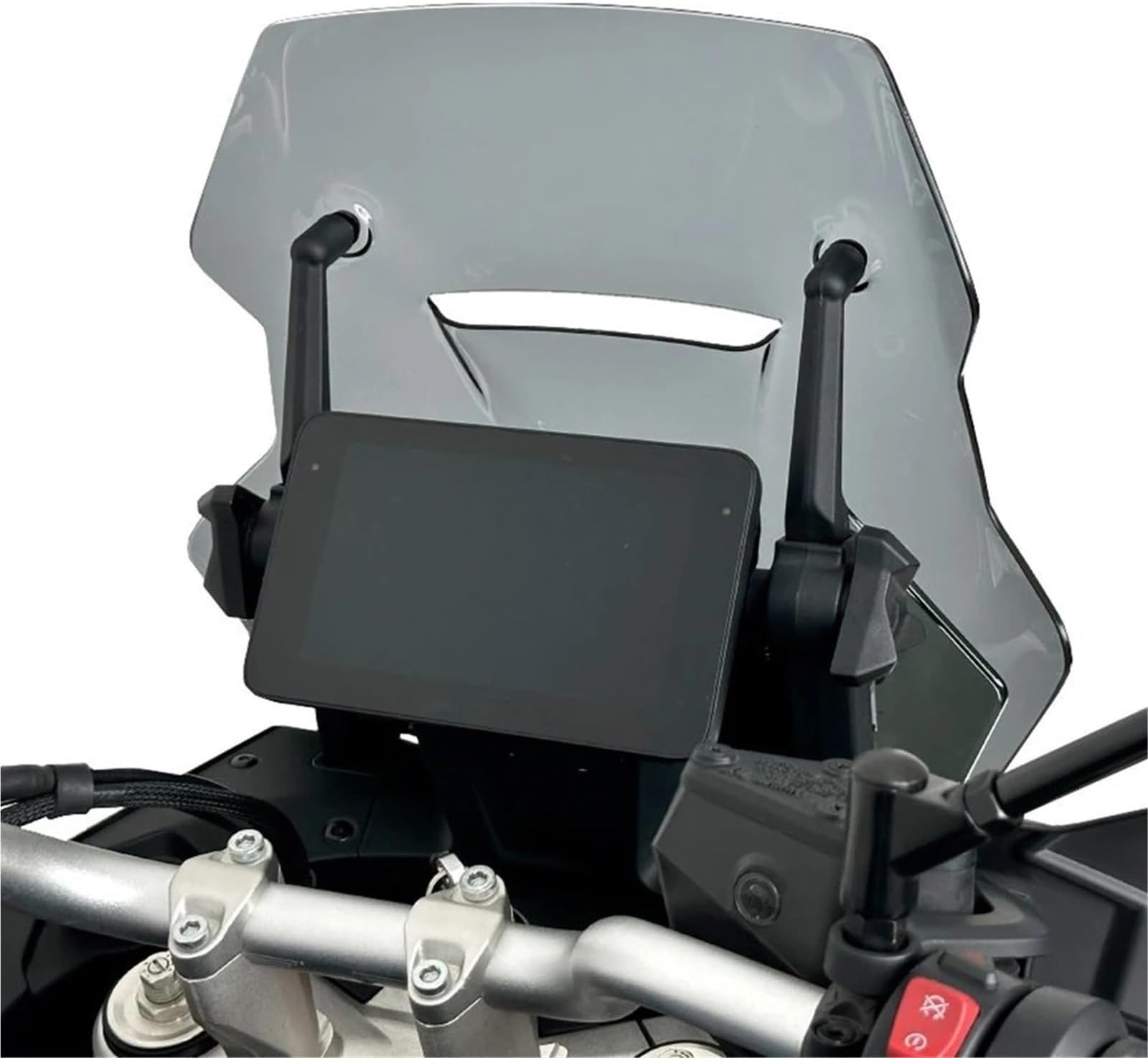Parabrezza Per Moto Per CFMOTO 800MT 800 MT 2022-2024 Antivento Deflettore Regolabile Parabrezza(Translucent black)