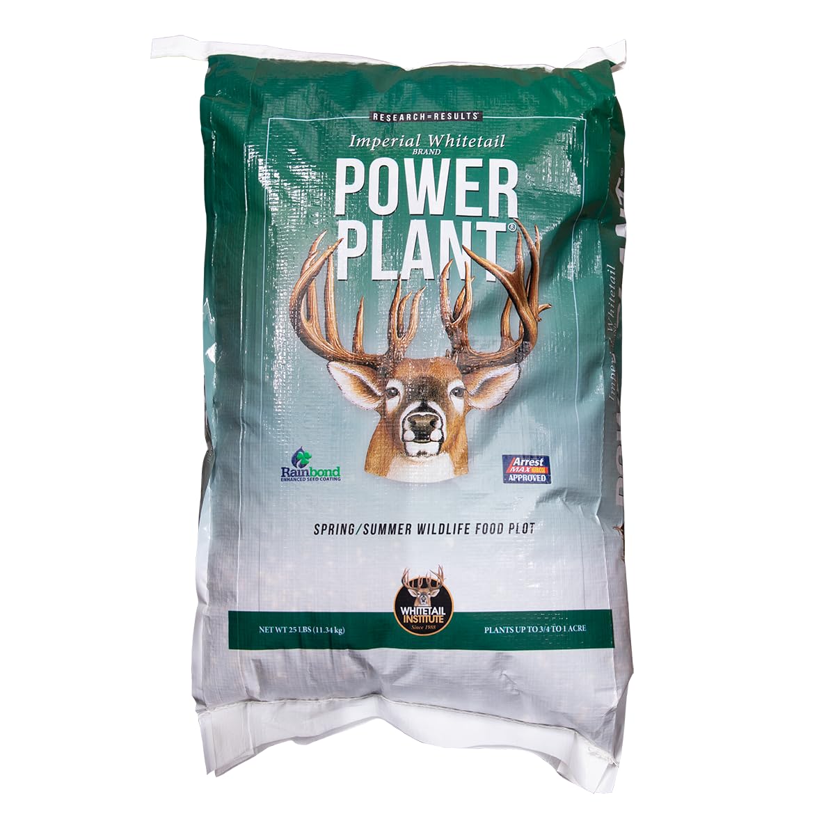 Whitetail Institute PowerPlant Deer Food Plot Seed for Spring Planting, 25 lbs
