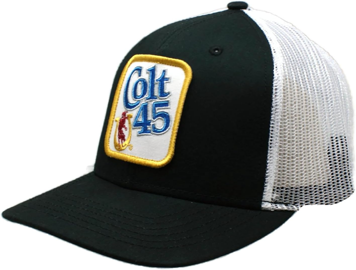Compatible with Colt 45 Horseshoe Embroidered Twill Patch Ball Cap Cotton Twill Hat Multicolor