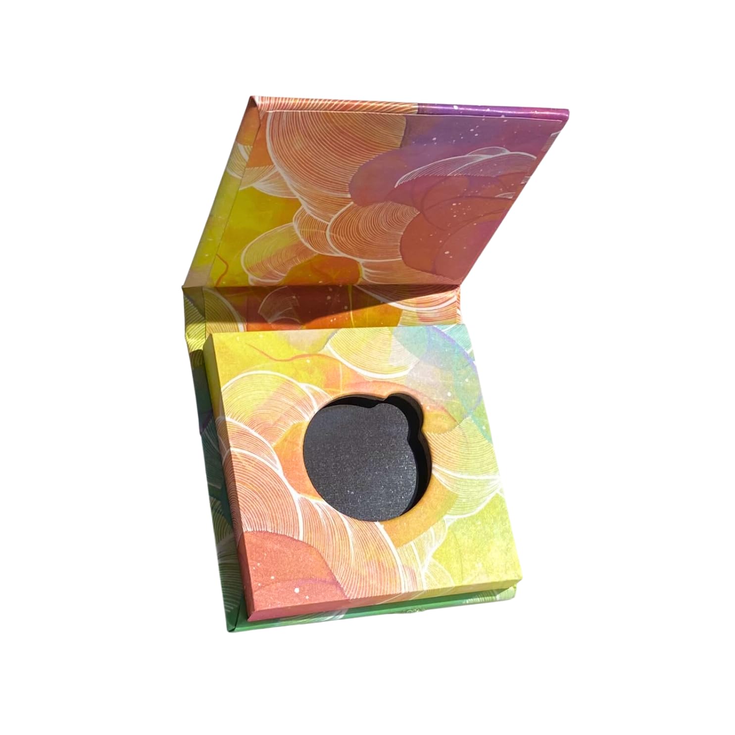 Honeybee Gardens Refillable Eye Shadow Compact, Single, Customizable Empty Cosmetic Case, 26mm Pan Compatible