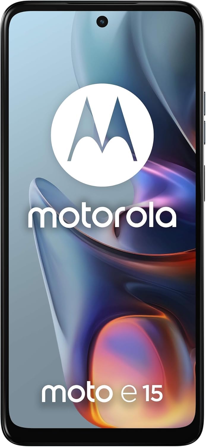 Motorola moto e15 16,9 cm [6.67] Doppia SIM Android 14 Go edition 4G USB tipo-C 2 GB 64 GB 5200 mAh Blu (Smartfon Motorola Moto E15 2/64GB Mist)