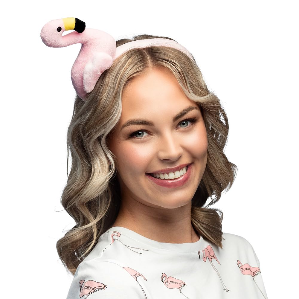 Boland 52539 Tiara Flamingo Headband for Fancy Dress Costumes, Carnival and JGA, Costume Accessories