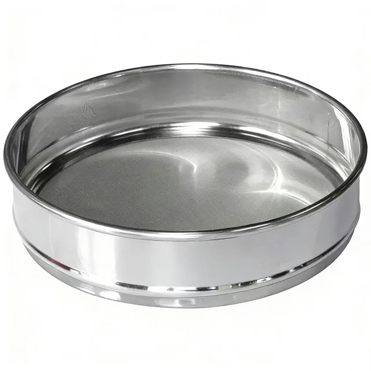 Test ze stali nierdzewnej SS10 Lab Test Sieve Set 10 Cm Diameter Multiple Mesh Sizes With Pan And Lid(#14/1.4mm)