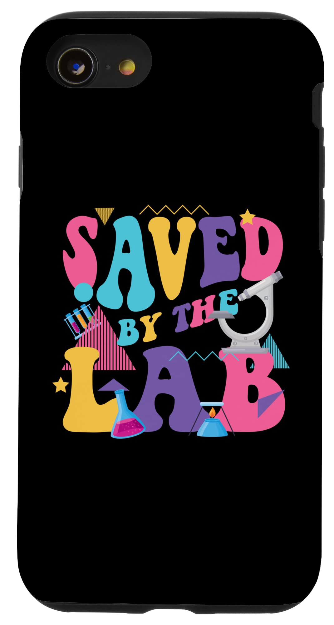 Amazon.com: iPhone SE (2020) / 7 / 8 Saved By The Lab Retro Lab