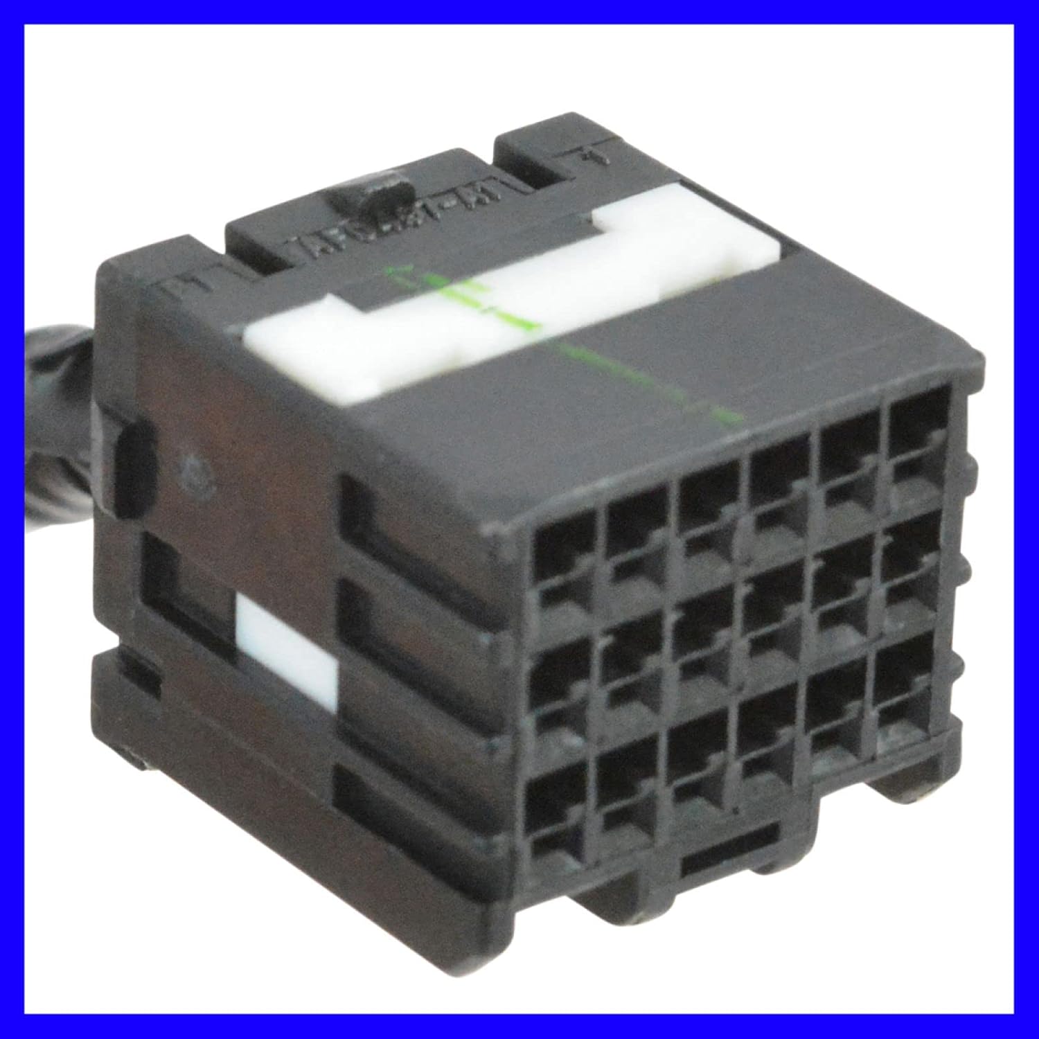 TRQ 2 Piece Driver and Passenger Side Mirror Assembly Set Electric Adjustment Heated Black with Chrome Trim Upgrade Compatible with 2015-2020 Chevrolet Suburban Tahoe GMC Yukon Yukon XL