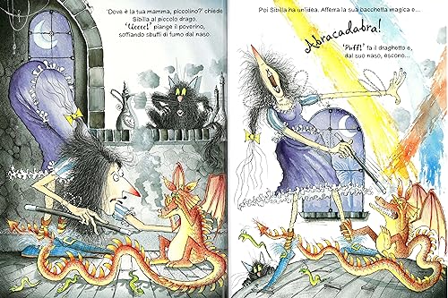Il Piccolo Drago. La Strega Sibilla E Il Gatto Serafino. Ediz. Illustrata - 3