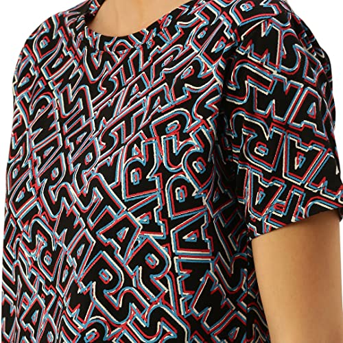Image of JUNEBERRY Star Wars All Over Printed Half Sleeve Regular Fit T-Shirt for Women /Girls