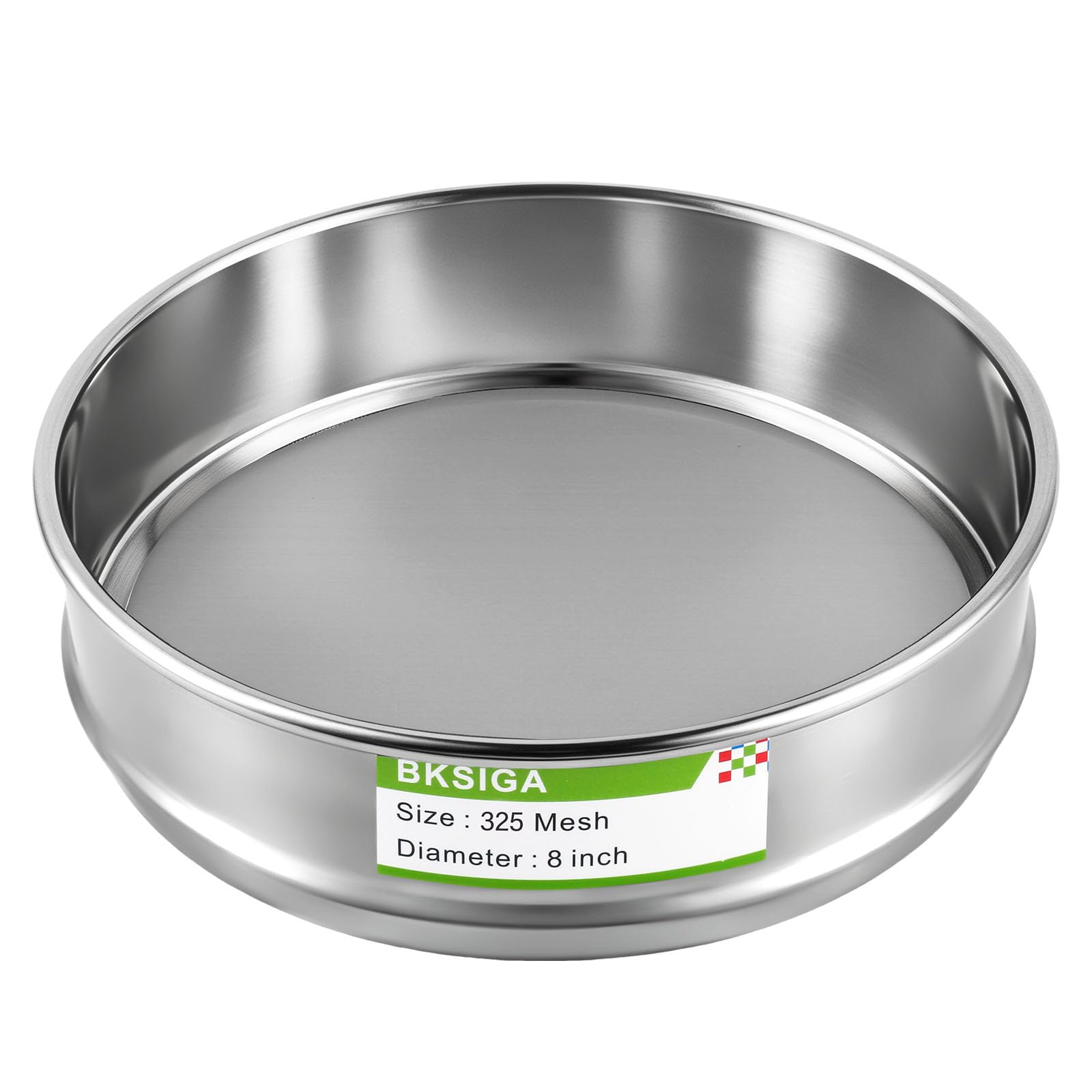 304 Stainless Steel Lab Sieves Pan,8" Diameter Standard Sieve Pan for Industrial Laboratory Homes — Amazon image 29