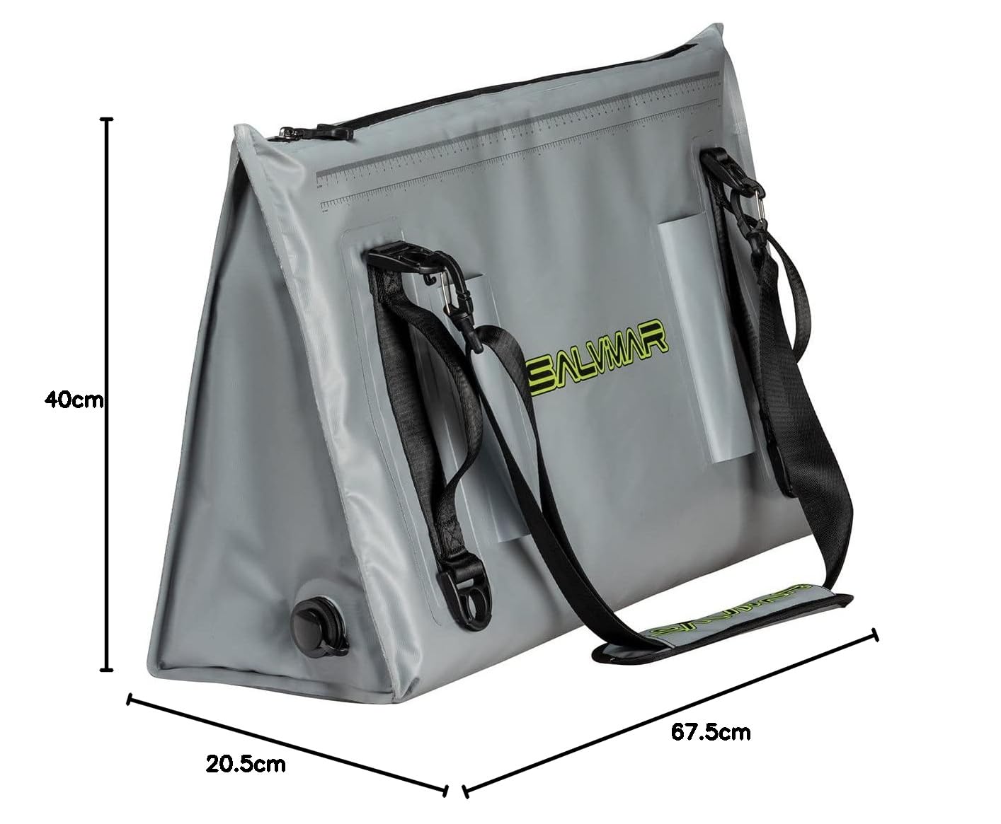 Salvimar Iceberg - Bolsa para frigorífico, Unisex, Adulto, Gris, 40 x 20 x 67