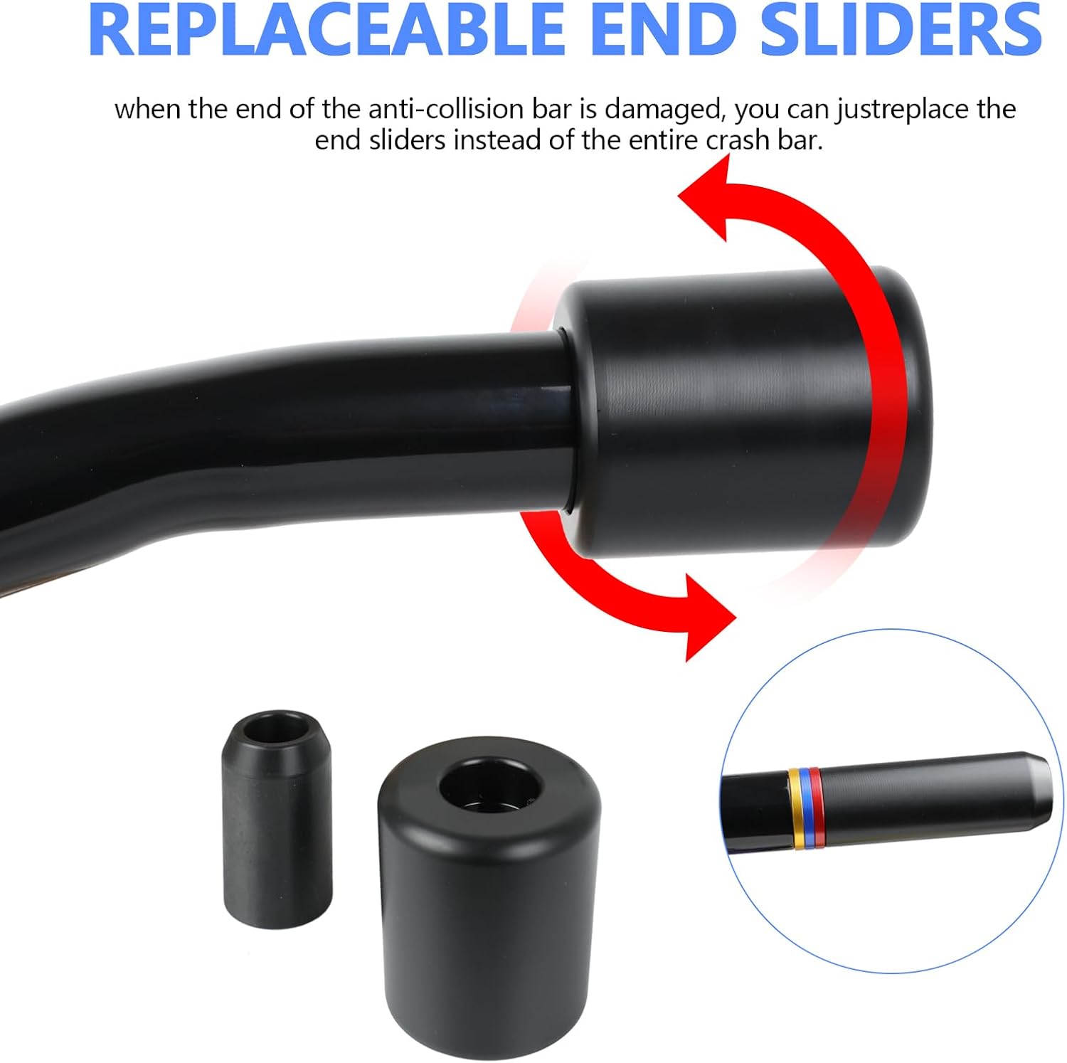 Motorcycle Engine Guard Flat Out Crash Bar Fits for Harley Davidson Touring Street Road Glide Road King Electra Glide Ultra Limited 2014-2025 Black