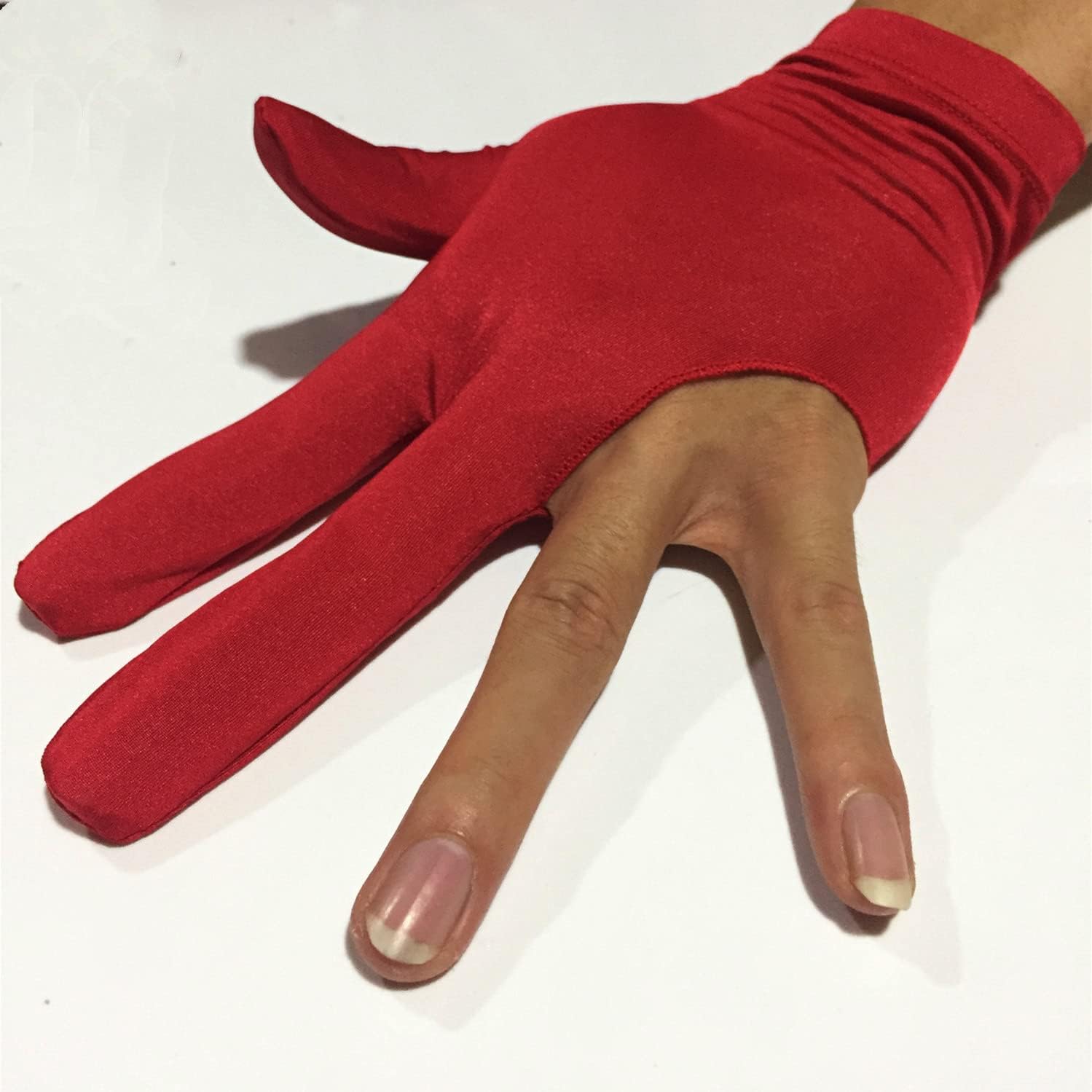 31 pcs Pool Billiards Glove 3 Open Finger Billiards Glove Pool Cue Gloves Spandex Lycra for Left Hand or Right Hand,Billiard Hot Hands Glove for Men Women