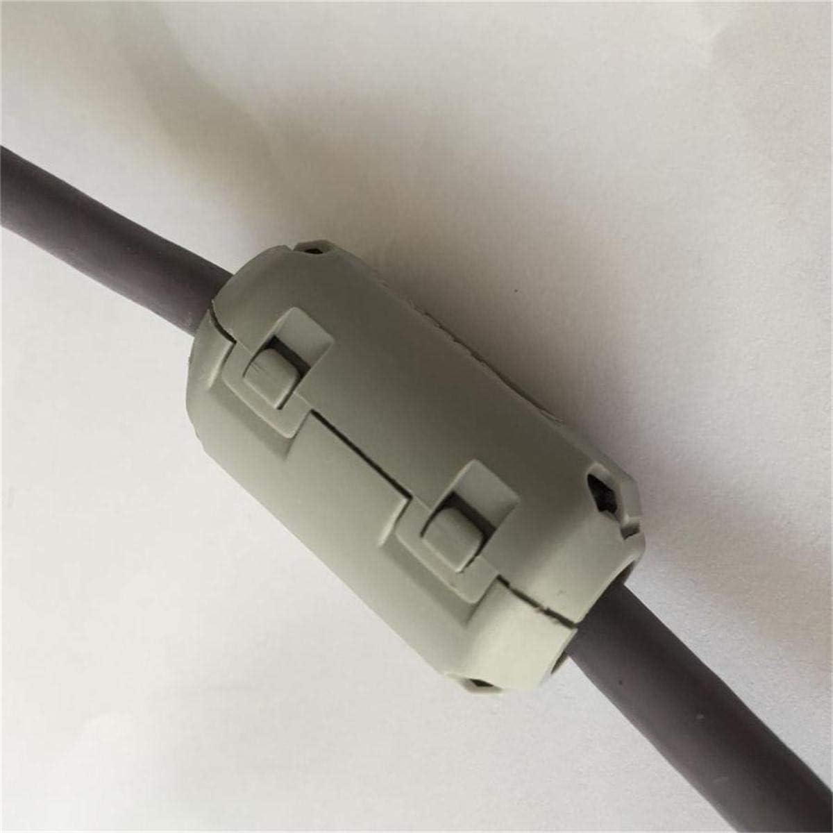 Bеѕt Cуbеr Mоndау 🔥 12pcs Inner 9mm 0.35inch Filter ferrite Clamps ferrite Clip ferrite snap ferrite Ring core ferrite chokes 2035-0930 Grey