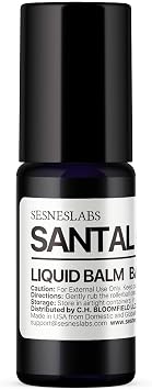 sesneslabs Santal Grass Roll-On, Perfume, Alcohol Free, Olfactive Marker, Niche Scent, Eucalyptus, Papyrus, Cardamom, Sandalwood Essential Oils Blend, Unisex Perfum for Women and Men 10ml/.33 fl Oz