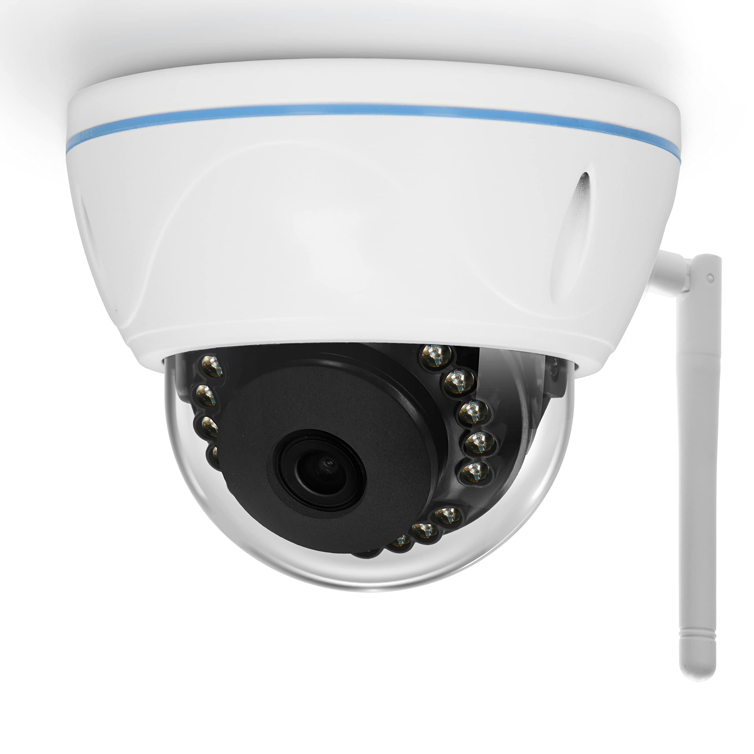 Alecto DVC136IP kamera monitorująca Outdoor Dome - kamera IP z WiFi – Wi-Fi i IP55 – obsługa karty SD 128 GB (bez) – biała