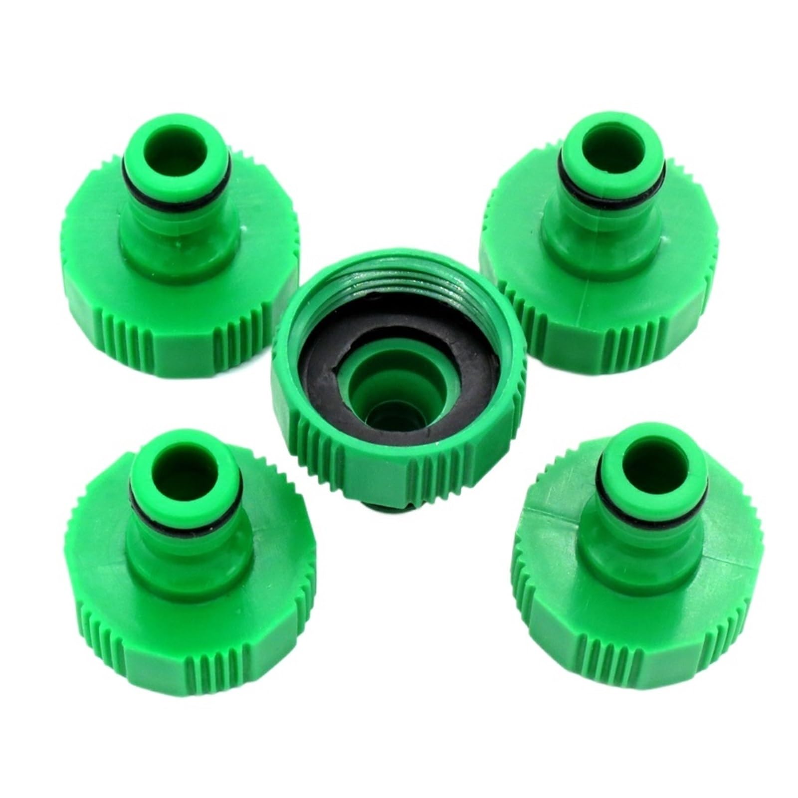 Hose Connector Hose Quick Connector 2PCS 1 Inch (32cm) Female Threaded Faucet Tap Adapter Garden Irrigation Connecter for Outdoor Taps