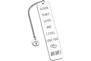 11th Anniversary Bookmark: Timeless Keepsake for Cherished Memories