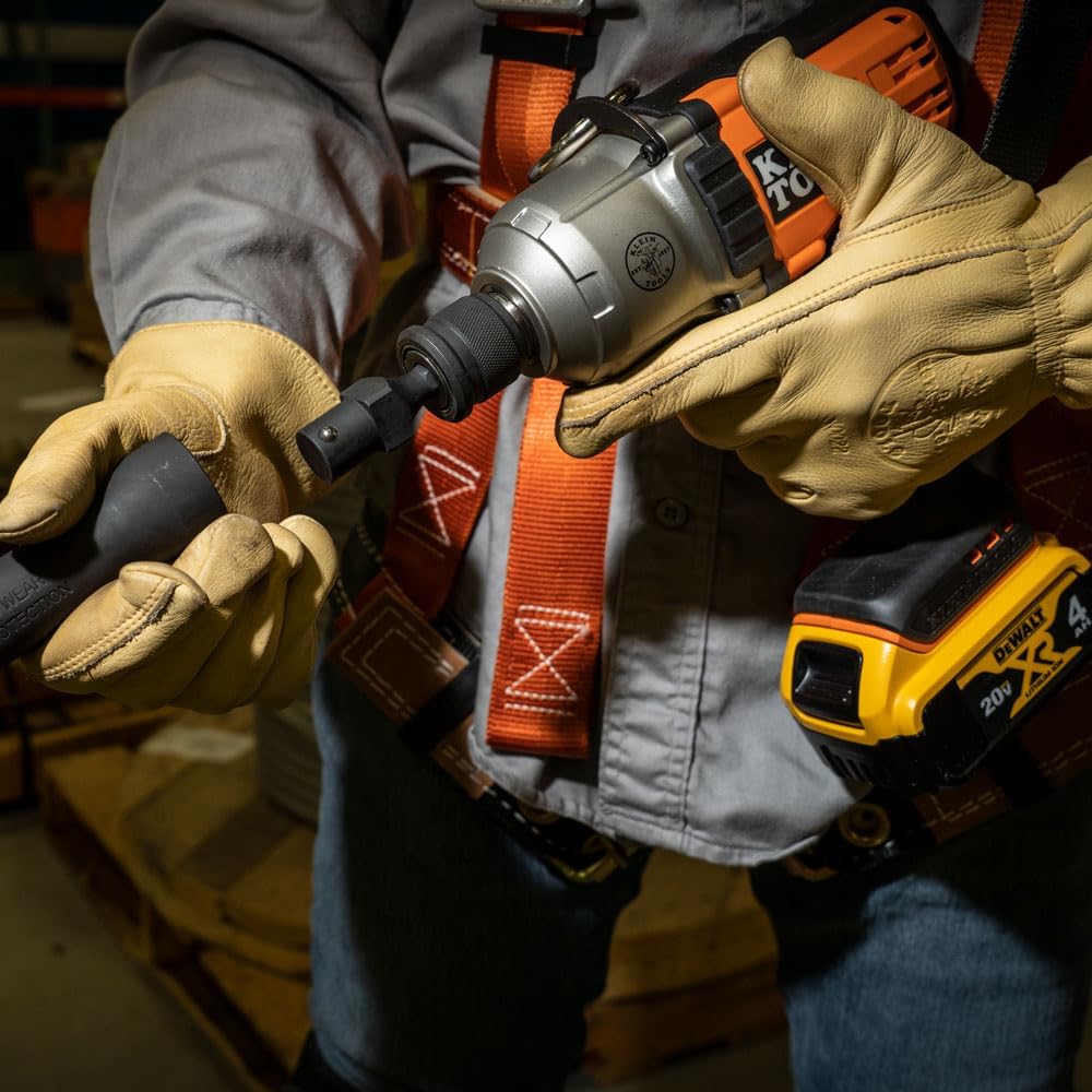 Klein Tools NRHDA Adapter for NRHD, 7/16-Inch Hex Quick-Change Adapter with Rust Resistant Black Finish