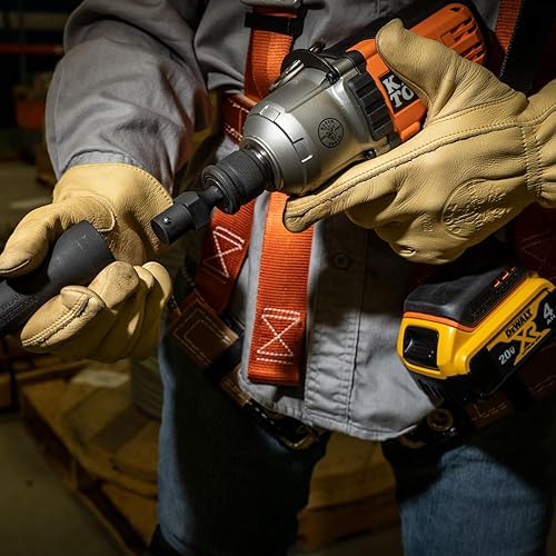 Miniatura 5 de Klein Tools Adaptador NRHDA para NRHD, adaptador hexagonal de cambio rápido de 716 pulgadas con acabado negro resistente al óxido