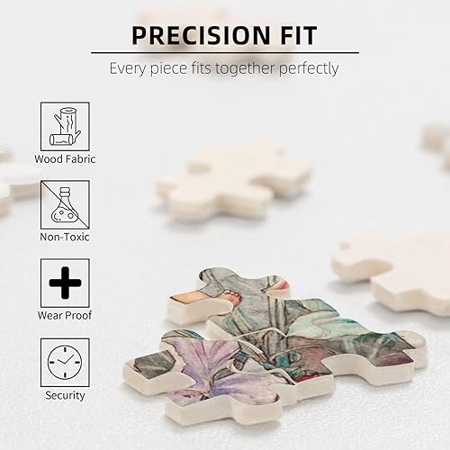 Miniatura 5 de Rompecabezas de 500 piezas para adultos, diseño de hadas, diseño vintage de hadas, diseño de hadas, para adultos, 500 piezas en adelante, regalo