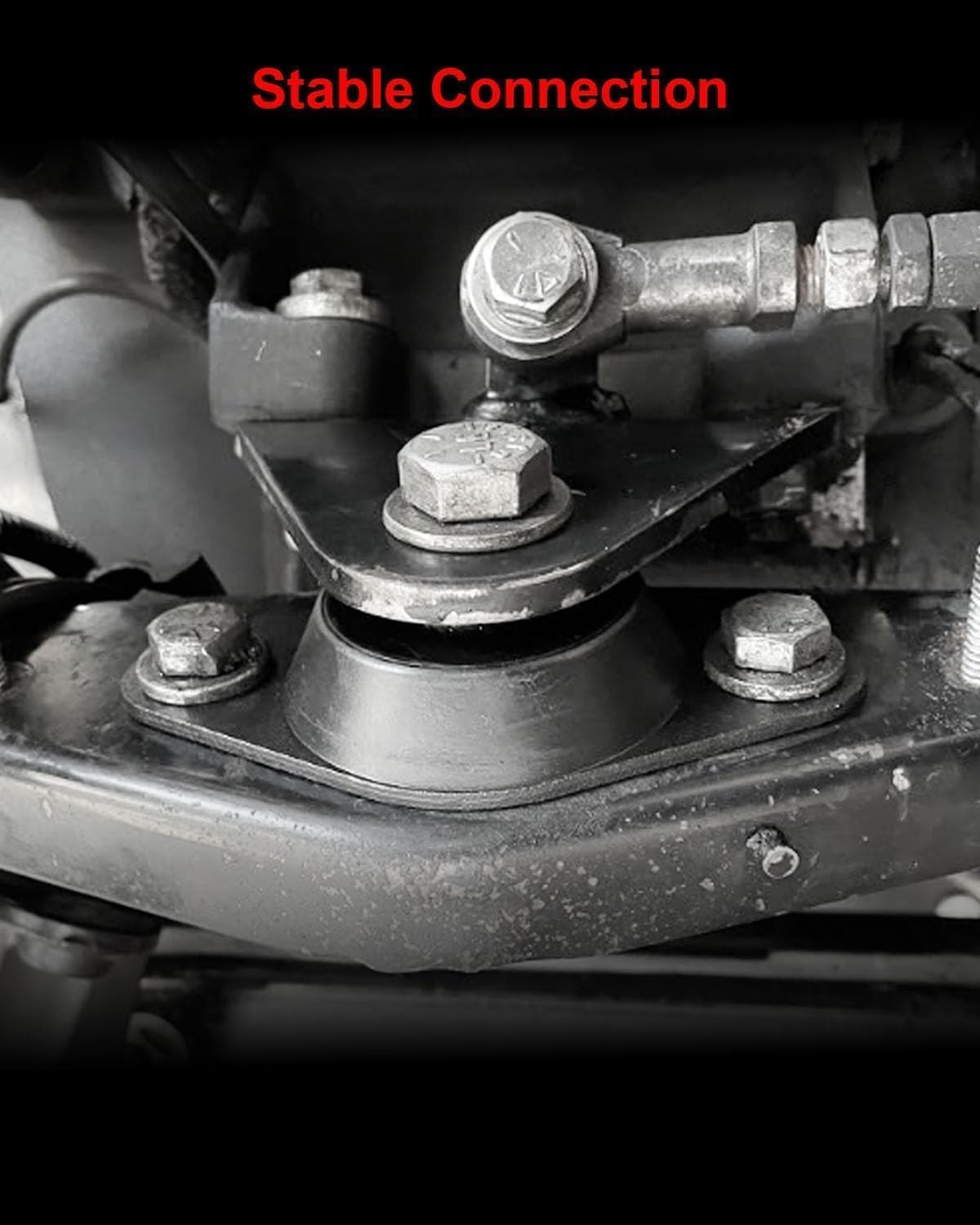 Front Motor Mount Compatible with Harley Tour Glide FLT Road Glide FLTR Road King FLHR Electra Glide FLHT Street Glide FLHX Super Glide FXR 1980-2008 Rubber Mounted Replace 16207-79B
