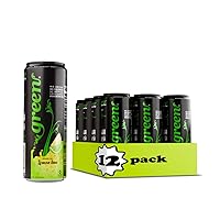 Vista 15 de Green Cola - Sin azúcar, cero calorías, endulzado naturalmente con extracto de hoja de stevia 100%, soda carbonatada, 100% sabor a cola, 12 onzas