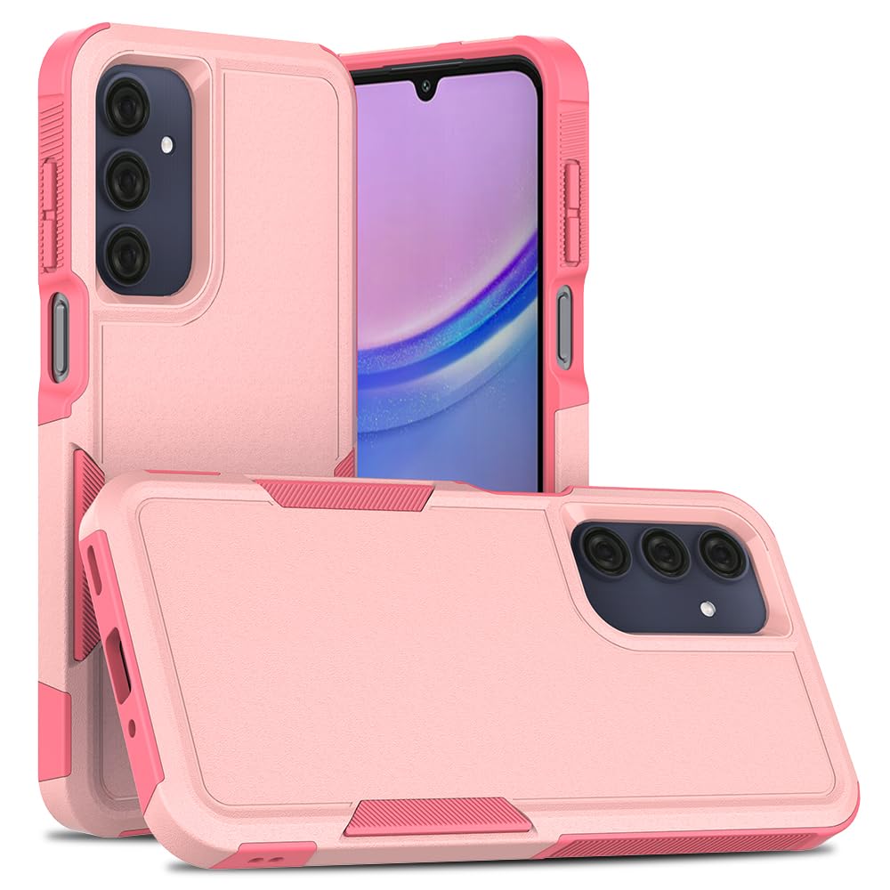 WOGROO Case for Samsung Galaxy A16 5G Case, Shockproof, Strong and Durable Phone Protective Case, Pink
