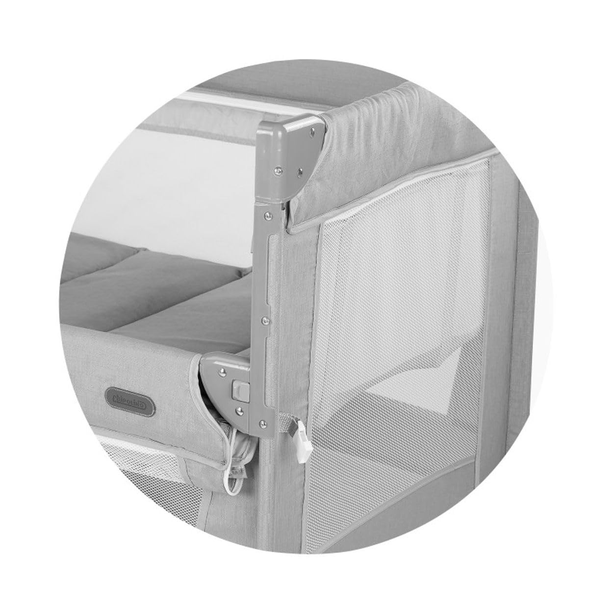 Chipolino Reisebett Glory 2 Ebenen Matratze Räder zusammenklappbar Tragetasche beige