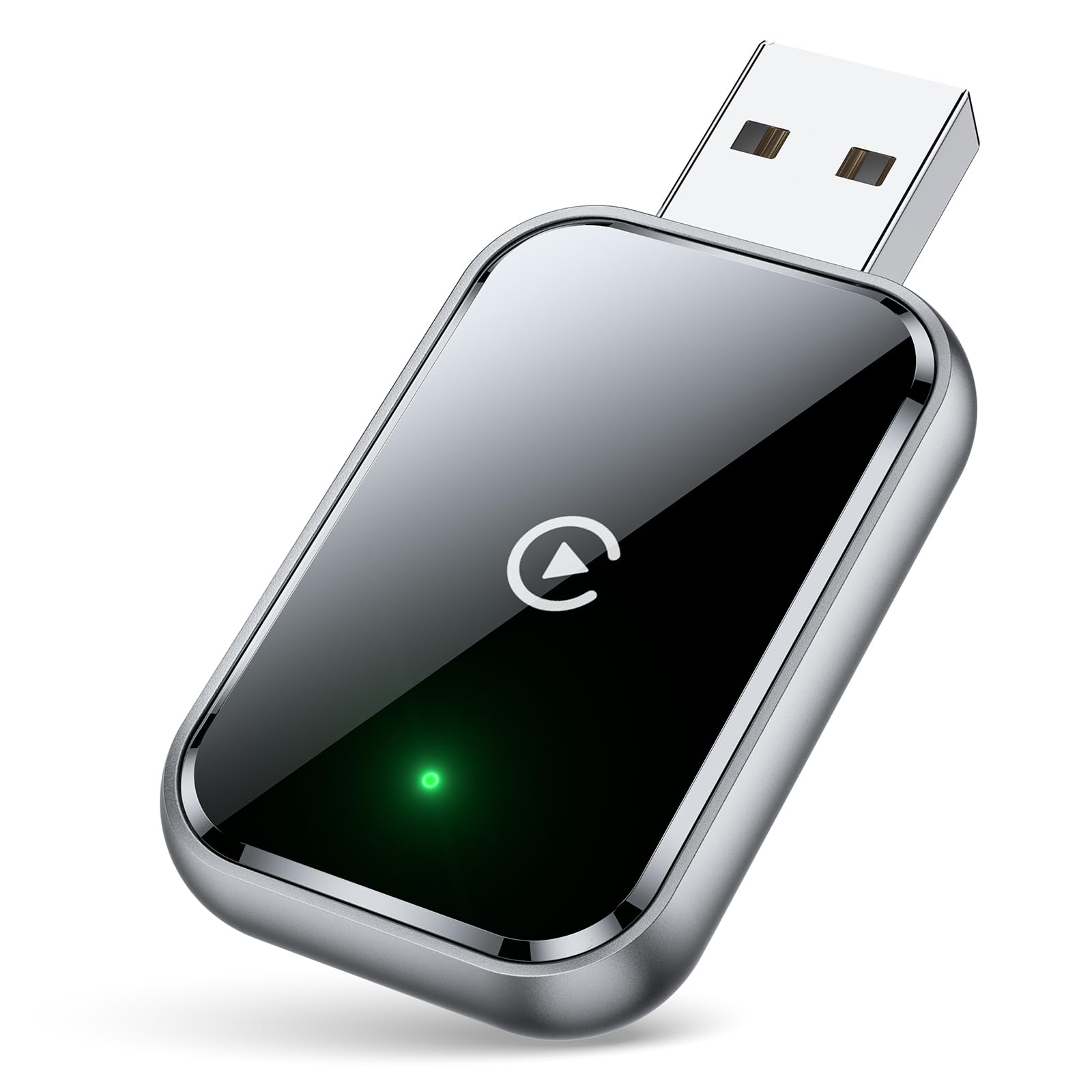 KINGONE Wireless CarPlay Adapter for iPhone,Convert Wired to Wireless Apple CarPlay Adapter,No Delay and Stable Control Mini Size With Extension Cable USB-C&Type-C (Black)