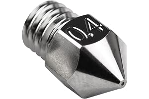 High Temperature 500℃ Non-Stick Sharp MK8 Plated Copper Nozzle 0.4mm for Anet A8