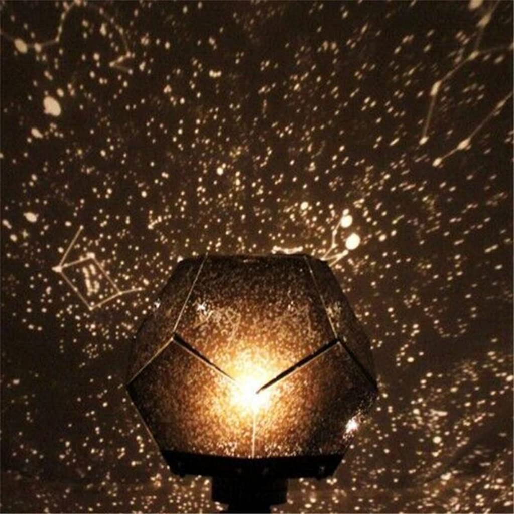 ADITAM Ciencia Cielo Estrellado Galaxia proyector luz Nocturna Estrella romántica lámpara de proyección lámpara de sueño atmósfera luz Regalos Double The Comfort