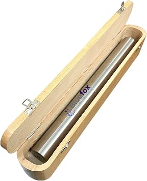 Lathe Alignment Test Bar 400mm (15-3/4) Parallel Shank Mandrel Wooden Box